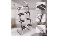 Rust Resistant Stainless Steel Pool Ladder Polished Swimming Pool Ladder Heavy Duty Sturdy