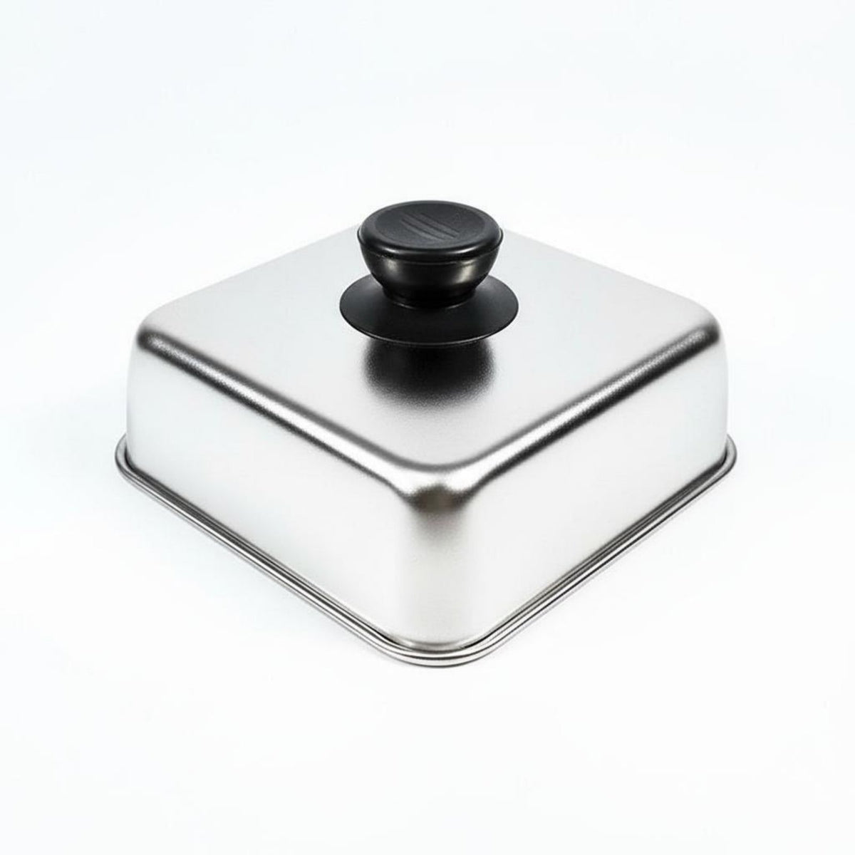 Square Burger Cover Rust Resistant Cheese Melting Dome Professional-Grade Square Basting Cover for Grilling