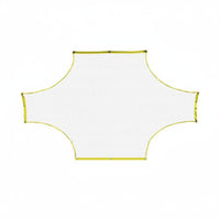 Soccer Goals Target Net Material Soccer Accuracy Practice Net Easy to Set Enhance Athletic Training Equipment for Coaches, Backyard