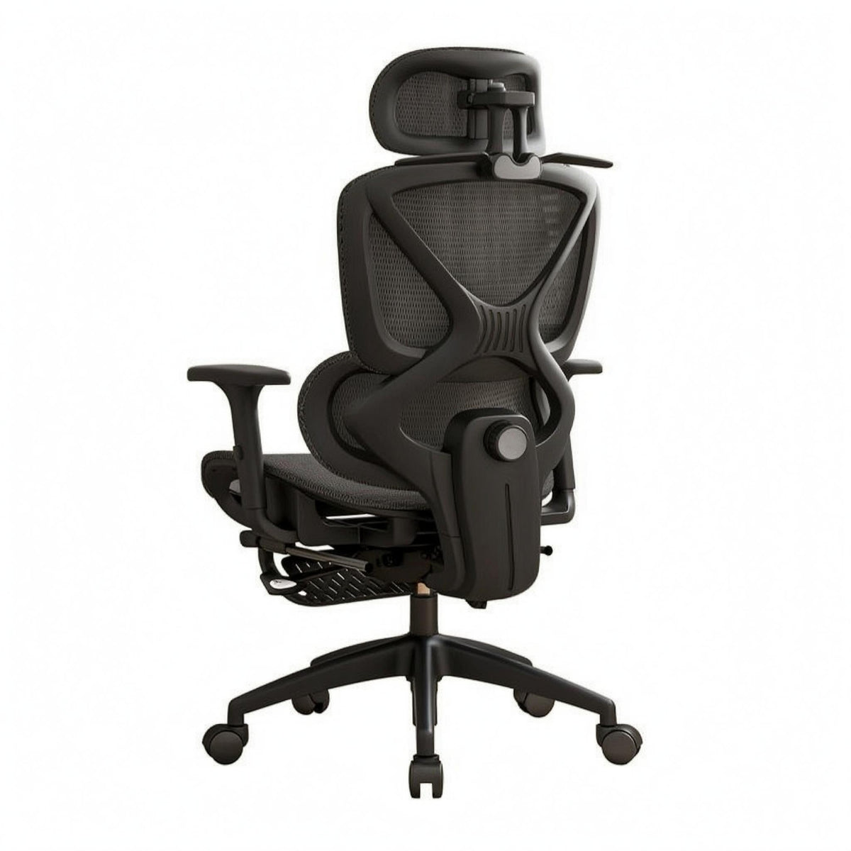 Ergonomic Office Chair Adjustable Headrest Ergonomic Mesh Chair Footrest