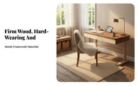 Hand-Crank Adjustable Desk Minimalist with design Crank-Adjustable Desk Telescopic Legs Easy Assembly for Students, Workspace