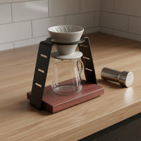 Coffee Station Bracket Stable Platform Wood Base Neat Setup for Office
