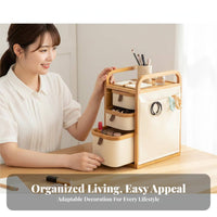 Multi-Drawer Cosmetic Case adaptable Multi-Compartment organizer Space-Saving