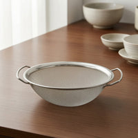 Stainless Steel Strainer with Side Handles Long-Lasting for Cooking
