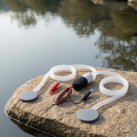 12V Car Oxygen Pump for Live Fish Transport, Portable DC Aerator with Battery Clips