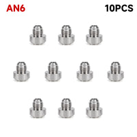 Stainless Steel AN3-20 Oil Line Connectors 10-Pack