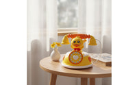 Cartoon Duck Telephone Toy Plastic Pretend Play Phone with Cord Safe Toy Phone with Numeric Key Educational for Preschool
