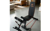 Adjustable Workout Bench Compact Incline Bench Space-Saving for Home Gym, Adults