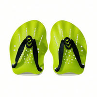 Perforated Lap Swimming Hand Paddles Contoured Swimming Paddles with Straps Lightweight Gear Comfortable for Adults, Swimmers, Pool