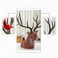 Deer Head Container Themed Novelty Holder Festive for Movie Nights, Collectors