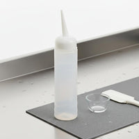 Press Bottle Reusable Condiment Press Bottle Leak-Resistant Refillable Sauce Dispenser for Restaurant, BBQ, Picnic