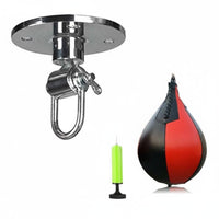 Hanging Speed Ball Set Construction Boxing Speed Bag Pear Shaped Punching Ball for Garage