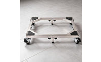 Adjustable Mobile 360-Degree Rotating Degree Swivel Wheels Rolling Appliance Simple Setup to Assemble Laundry Appliance Stand for Home