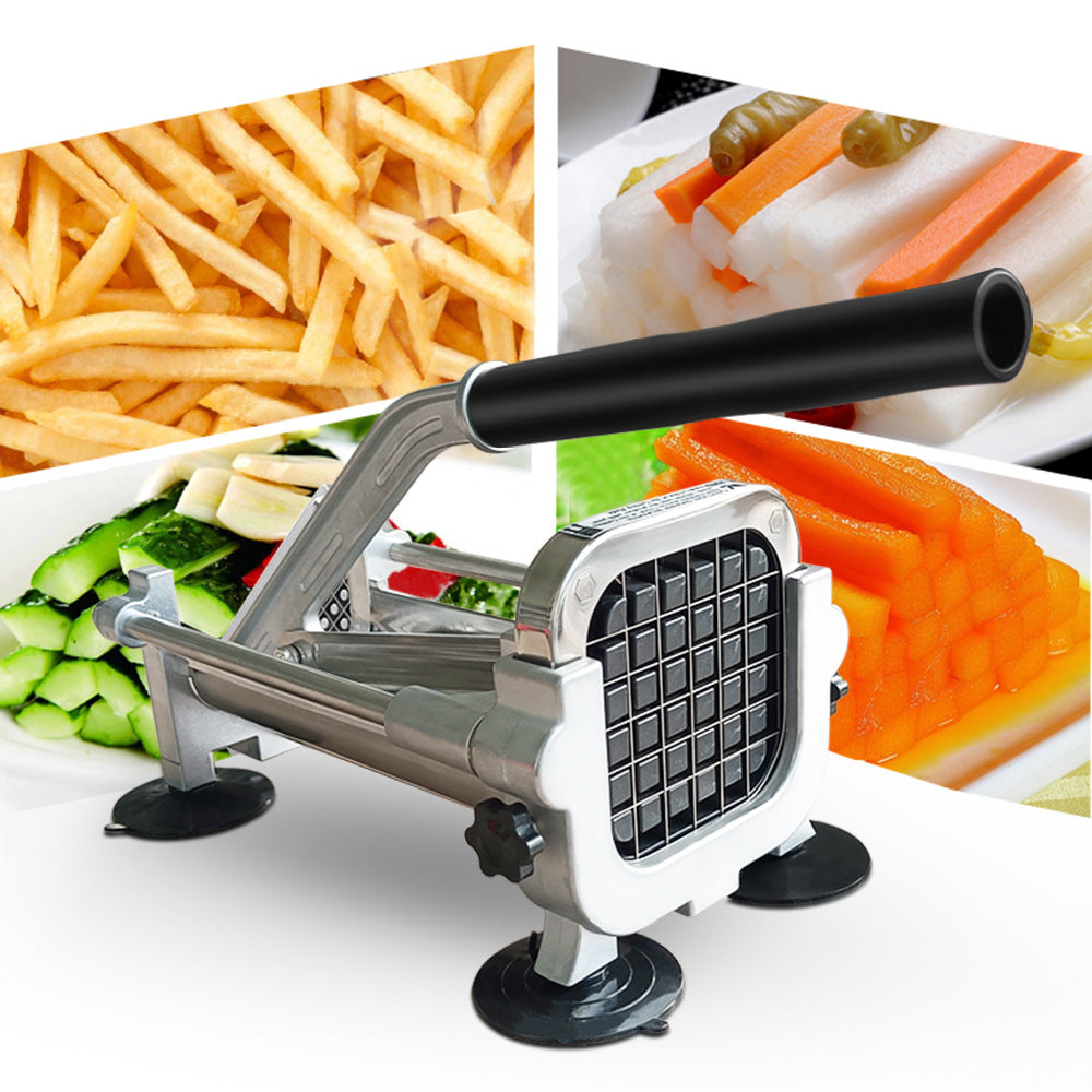 Kitchen Manual Potato Cutter French Fry Maker Fruit and Radish Slicer