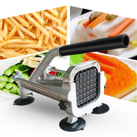 Kitchen Manual Potato Cutter French Fry Maker Fruit and Radish Slicer