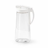 Cold Water Pitcher Transparent Water Jug with Handle 2.1 L Capacity