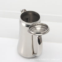 European Style Stainless Steel Teapot Afternoon Tea Coffee Pot Thickened Heat-Resistant Large Capacity