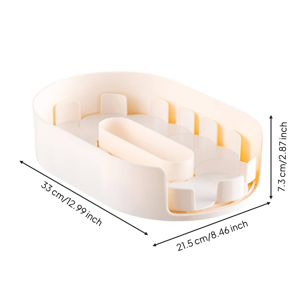 Refrigerator Organizer Turntable 360 Degree Rotation Rotating Organizer Tray