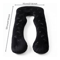 U-Shaped Maternity Pillow Ergonomic Design Maternity Sleeping Pillow Cooling Material for Women