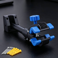 Wall Mount Bike Repair Stand Thick Steel Tube Two-Wheeler Maintenance Stand Wear-Resistant Vehicle Tool for Workshop