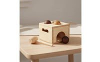 Wooden Shape Sorting Toy Early Learning Wooden Shape Sorter Cube to Gnaw for Activity Time