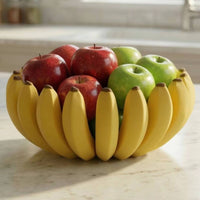 Banana-Shaped Bowl Three-dimensionalPrinted Banana Basket Playful Candy Bowl for Kitchen