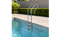 Stainless Steel Pool Ladder Anti-Skid Pool Ladder with Handrails Rust-Resistant