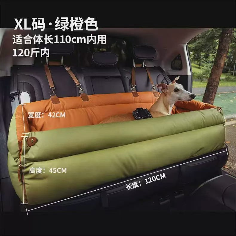 Extra Large Pet Bed for Dogs, Washable, Warm, Car Rear Seat Mat