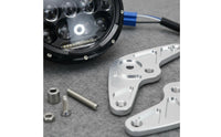 Easy to Install GROM125 Headlight Kit Mounting Brackets Included Round LED Headlight