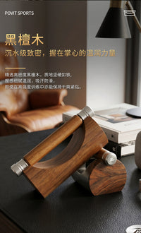 普为特黑檀木木质俯卧撑支架辅助训练器家用挺身锻炼单双杠倒立架