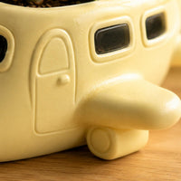 Aircraft Flower Pot Creative Design Cute Succulent Pot Gift Idea for Study Room