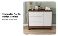 5-Drawer Chest Multi-Functional Storage Furniture adaptable Design Space-Saving for Apartment Dwellers, Remote Workers, Hallway