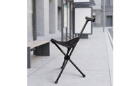 Cane Stool Foldable with Seat Lightweight with Seat for Elderly, Seniors, Waiting in Line, Travel, Outdoor