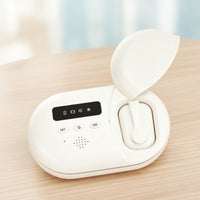 Snap-on Urine Wetness Alarm with Receiver Audible Wireless Bedwetting Alarm Compact Wireless Bedwetting Monitor Sound for Elderly