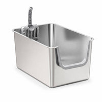 Stainless Steel Litter Box Easy-Tocleanpet Supply Rust-Proof