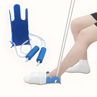 Sock Aid with Long Handles No Bending Sock Donning Device for Elderly, Disabled