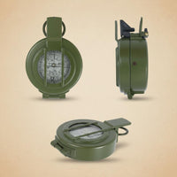 Compass Foldable Folding Compass Navigation Tool Degree Graduations Carrying Loop