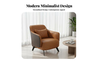 Light Luxury Design Upholstered study Chair Modern Minimalist & design Scalloped swooden Armchair Sturdy Frame Seating Furniture Ergonomic swoodenrest for Interior Designers, Apartment Dwellers, Living Room, Reception Area, Hotel Lobby, Lounge