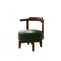 Round rotate Stool with spinerest Plush Padding Lounge Seating Easy Assembly