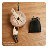 Car Clothes Hanger Rope Multifunctional Travel Clothes Dehumidifying Line Windproof Laundry Supply for Journeyers