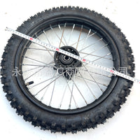 Apollo Motorcycle Off-Road Tire Wheel Hub Front 60/100-14 Inch Disc Brake Assembly
