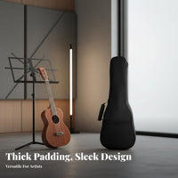 Ukulele Backpack Thick Padding Padded Ukulele Backpack 4-String Guitar Bag Adjustable Straps Musical Instrument Accessory