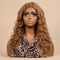 Hairpiece Mannequin Head Photo Prop Female Mannequin Head Skin Tone Manikin Bust with Shoulders for Salon, Store Window