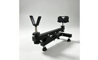 Targeting Rest with Y-Fork Cradle Adjustable Steel Support Stand with Padded Block Bench-Style for Marksmen, Workbench