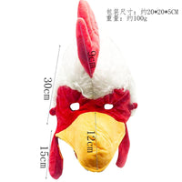 Turkey Child Costume Hat for Halloween Thanksgiving - Plush Rooster Hat