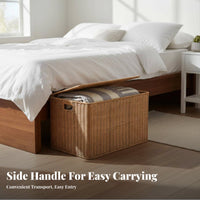 Under-Bed Rolling container particleresistant Lid Underbed Container Large Capacity