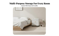Single-Drawer End Table Modern design Nightstand Elegant Design for Small Spaces