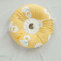 Pet Cone for Cats and Dogs, Cartoon Pet Cone with Drawstring, Textile Donut for Post-Surgery, Anti Bite Lick Barrier