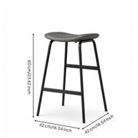 Counter Stool Streamlined Furniture Sturdy and Stable for Cafe