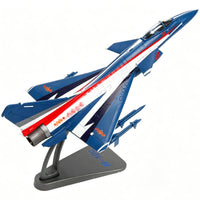 Static Display J-10C Model Aircraft Alloy J-10 Fighter Model High Intricate Diecast Jet Detailed for Collectors, Desk, Office
